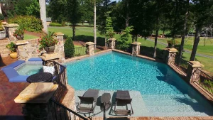 Geometric pool built by Anchor Pools.