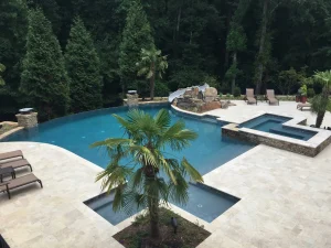 Geometric pool built by Anchor Pools.