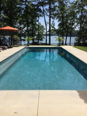 Geometric pool built by Anchor Pools.