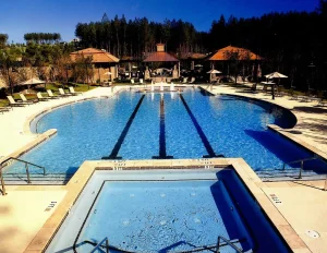 Commercial pool built by Anchor Pools.