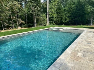 Geometric pool built by Anchor Pools.