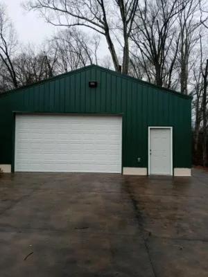 Picture of a metal building.