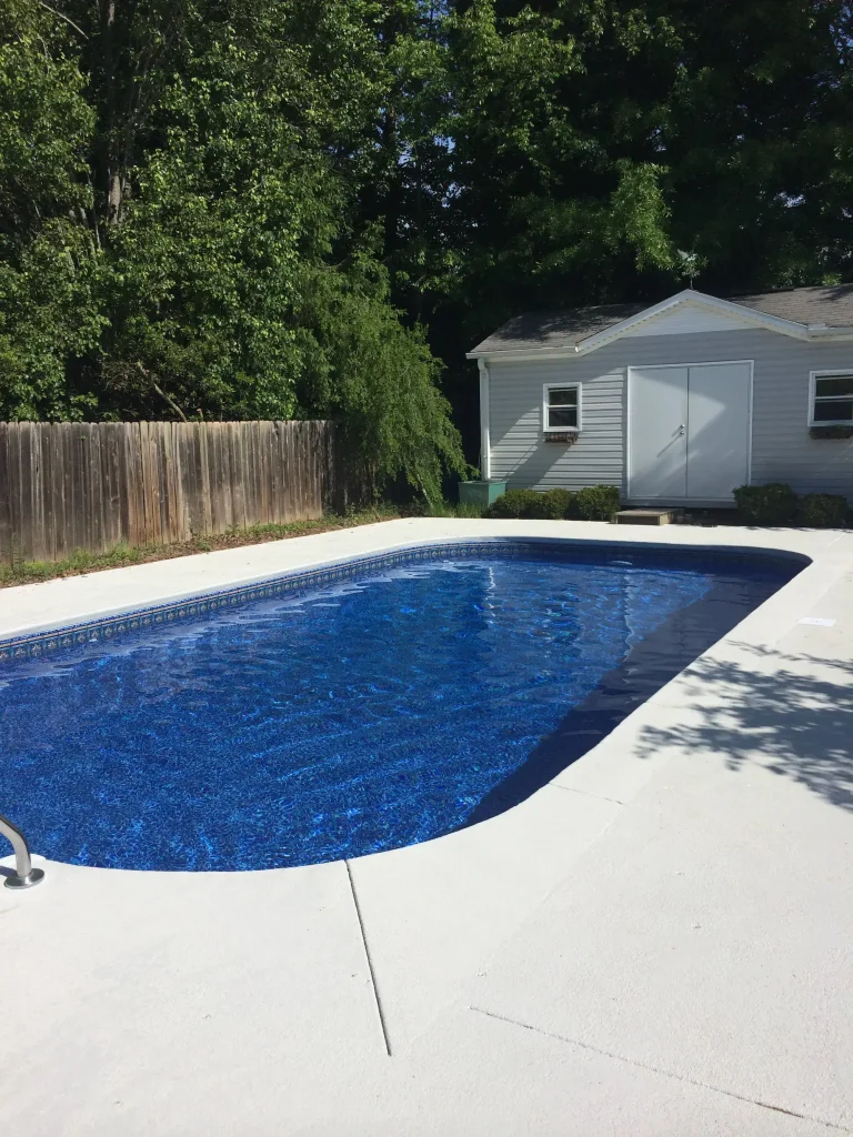 Vinyl Pool Renovation - Easley - After