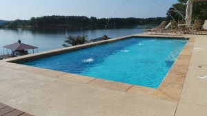 Geometric pool built by Anchor Pools.